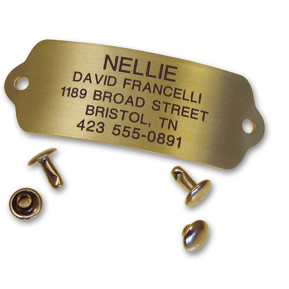 Rivet-On Dog Tags, - Lucky Pet